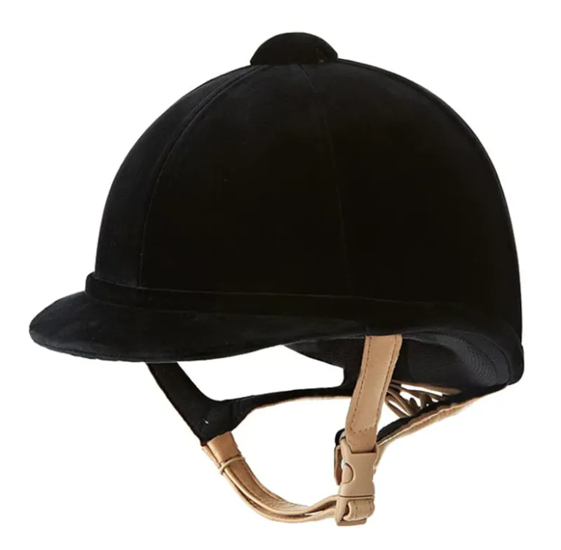 Charles Owen Hampton Riding Hat in Black
